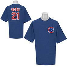 Majestic Athletic Chicago Cubs Sammy Sosa Jersey T-Shirt