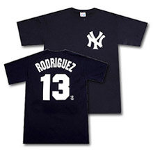 Majestic Athletic Yankees Player Name & Number T-Shirt