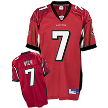 NFL Equipment Atlanta Falcons Michael Vick Authentic Team Color Jersey