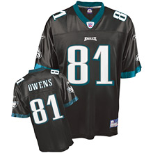 NFL Equipment Philadelphia Eagles Terrell Owens Youth Replica Alternate Jersey