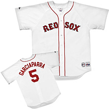 Majestic Athletic Boston Red Sox Nomar Garciaparra Home Replica Jersey