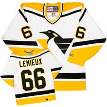 CCM Pittsburgh Penquins Mario Lemieux Home Replica Jersey