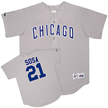 Majestic Athletic Chicago Cubs Sammy Sosa Replica Road Jersey