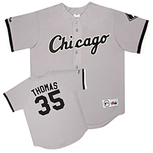 Majestic Athletic Chicago White Sox Frank Thomas Replica Road Jersey