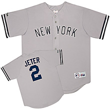 Majestic Athletic New York Yankees Derek Jeter Replica Road Jersey