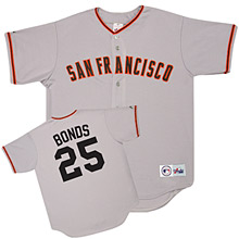 Majestic Athletic San Francisco Giants Barry Bonds Replica Road Jersey
