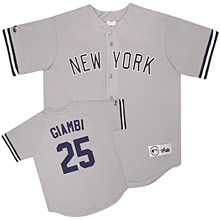 Majestic Athletic New York Yankees Jason Giambi Replica Road Jersey