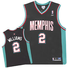 Reebok Memphis Grizzlies Jason Williams Replica Road Jersey