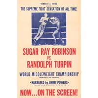 Sugar Ray Robinson vs. Randolph Turpin - Movie Posters mp00719
