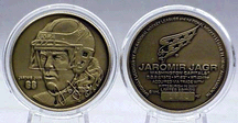 Jaromir Jagr Solid Bronze Medallion by The Highland Mint