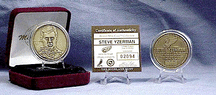 Steve Yzerman Solid Bronze Medallion by The Highland Mint
