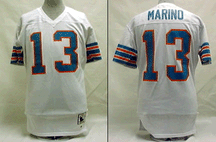 1984 Miami Dolphins Dan Marino Authentic Throwback NFL Jersey From Mitchell & Ness - With #13 and the name 'Marino' On Jersey
