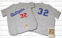 1963 Los Angeles Dodgers Road Jersey From Mitchell & Ness - With #53 On Jersey (Don Drysdale)