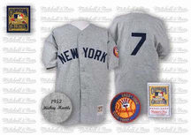 1952 New York Yankees Road Jersey From Mitchell & Ness, With #7 On Jersey (Mickey Mantle)