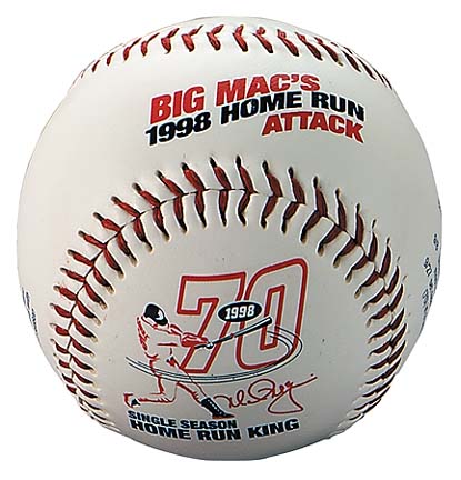 Big Mac's 1998 Home Run Attack Baseballs from Rawlings - (One Dozen)