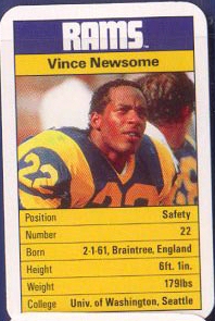 1987 English Ace Fact Pack NFL Cards
